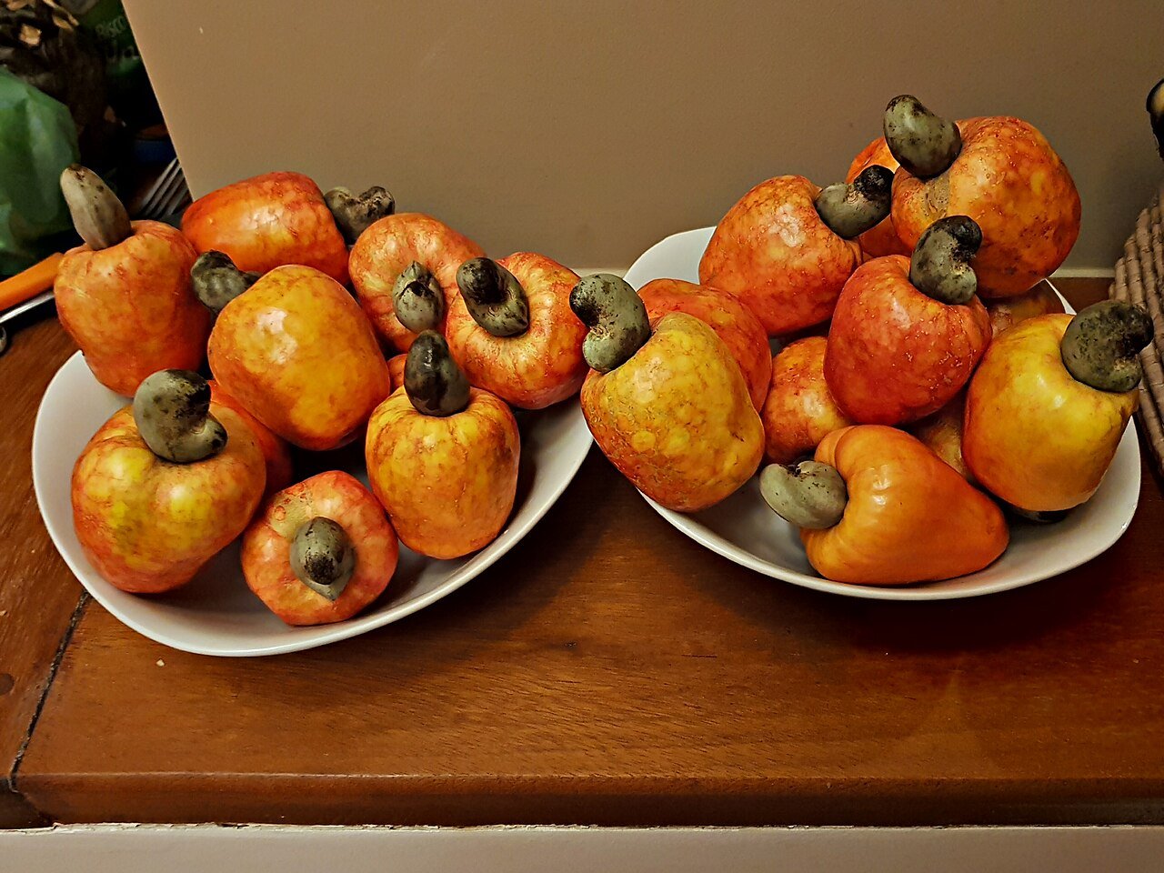Caju Fotografia detalhada da fruta Caju
