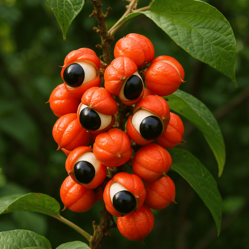 Fotografia detalhada da fruta Guaraná