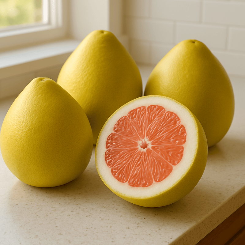 Pomelo Fotografia detalhada da fruta Pomelo