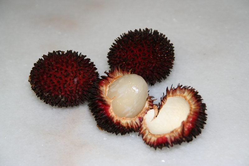  Fotografia em close da fruta Pulasan