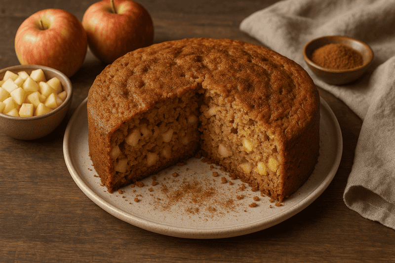 Imagem da receita Bolo de Maçã preparada com Maçã