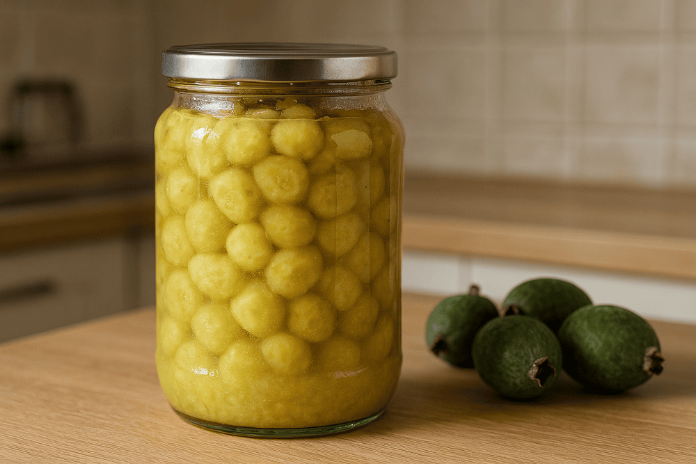 Imagem da receita Compota de Feijoa preparada com Feijoa